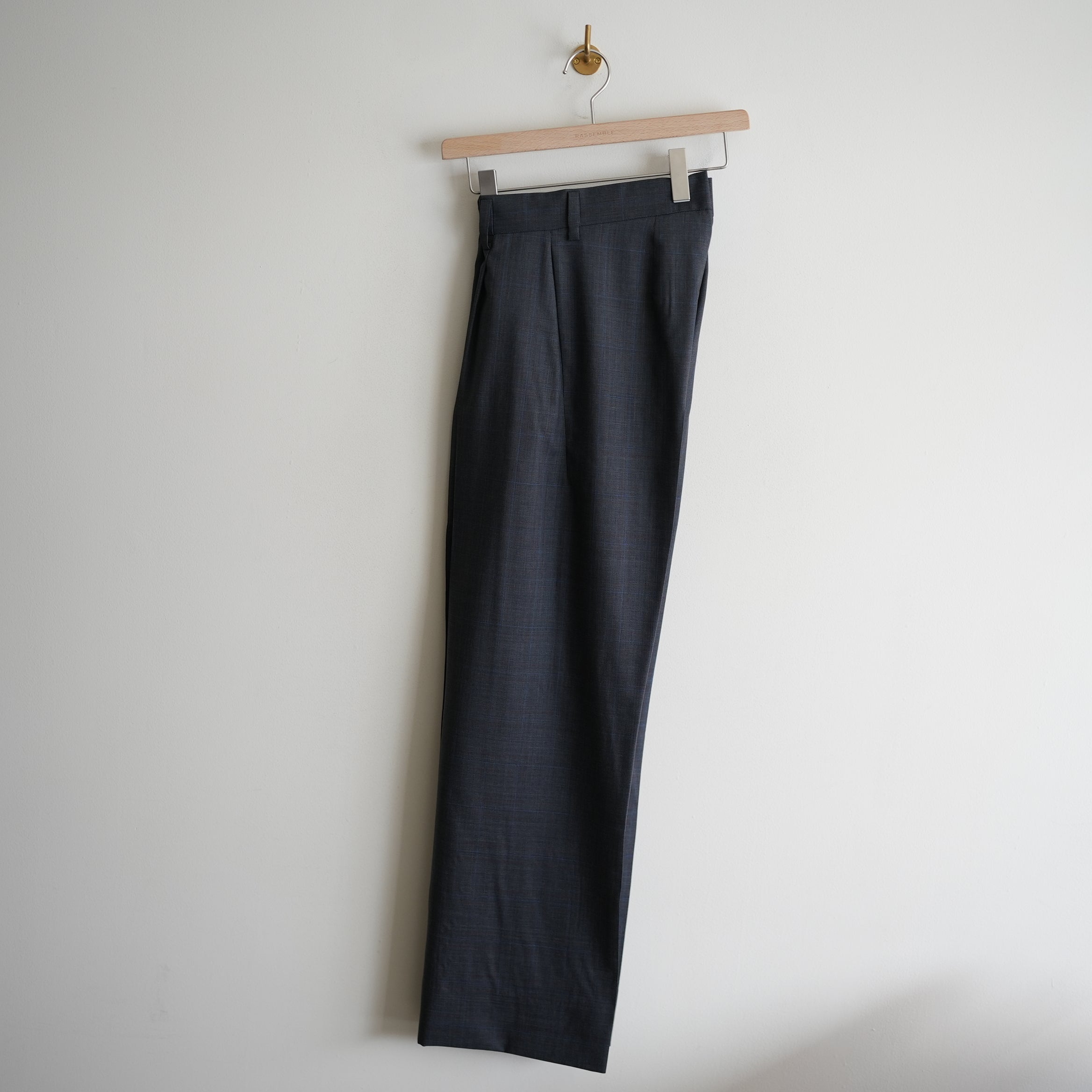 MAATEE&SONS H WOOL 無双TROUSER CHARCOAL – RASSEMBLE