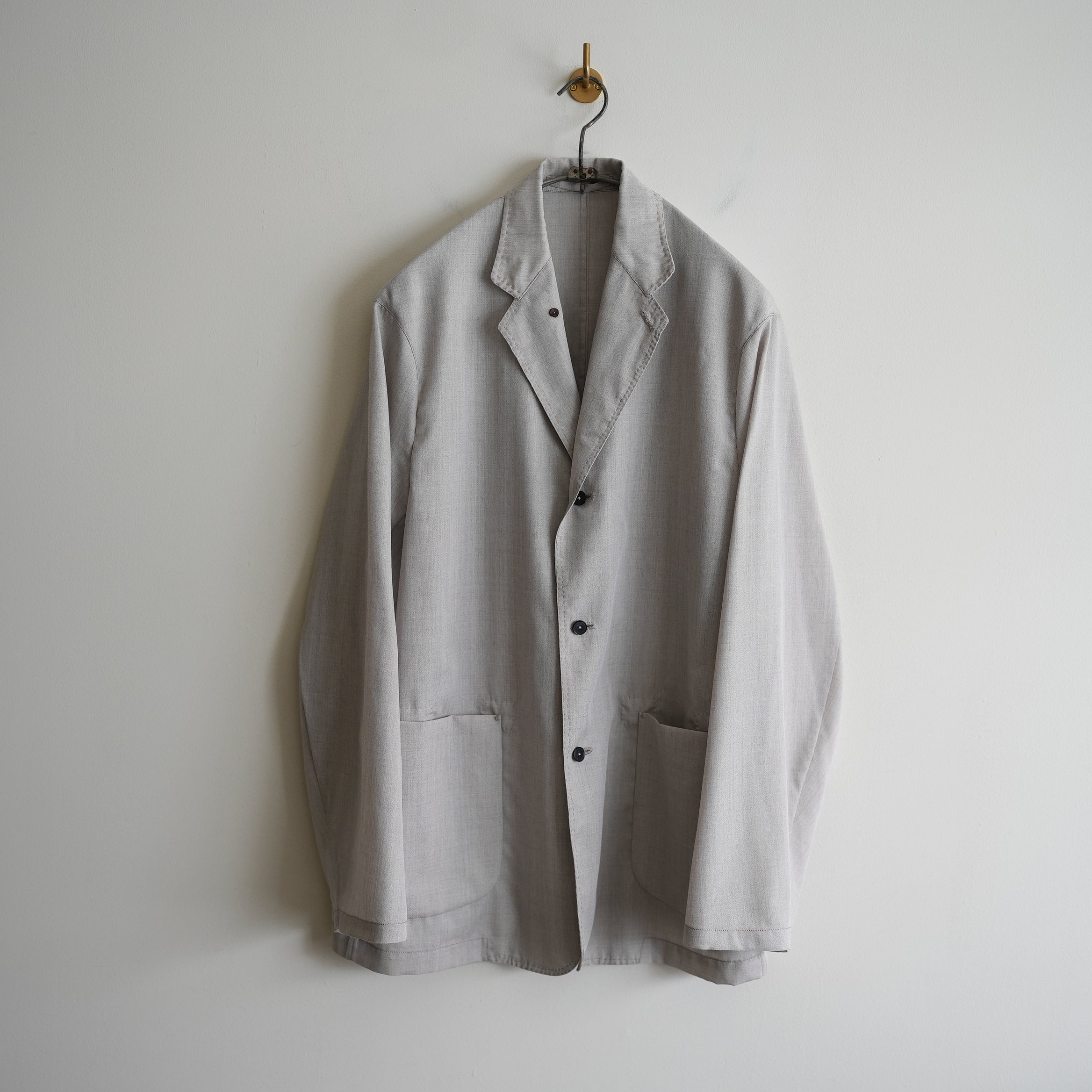 MAATEE&SONS 俺のSUMMER WOOL NOT A PLAIN JACKET MIX GRAY – RASSEMBLE
