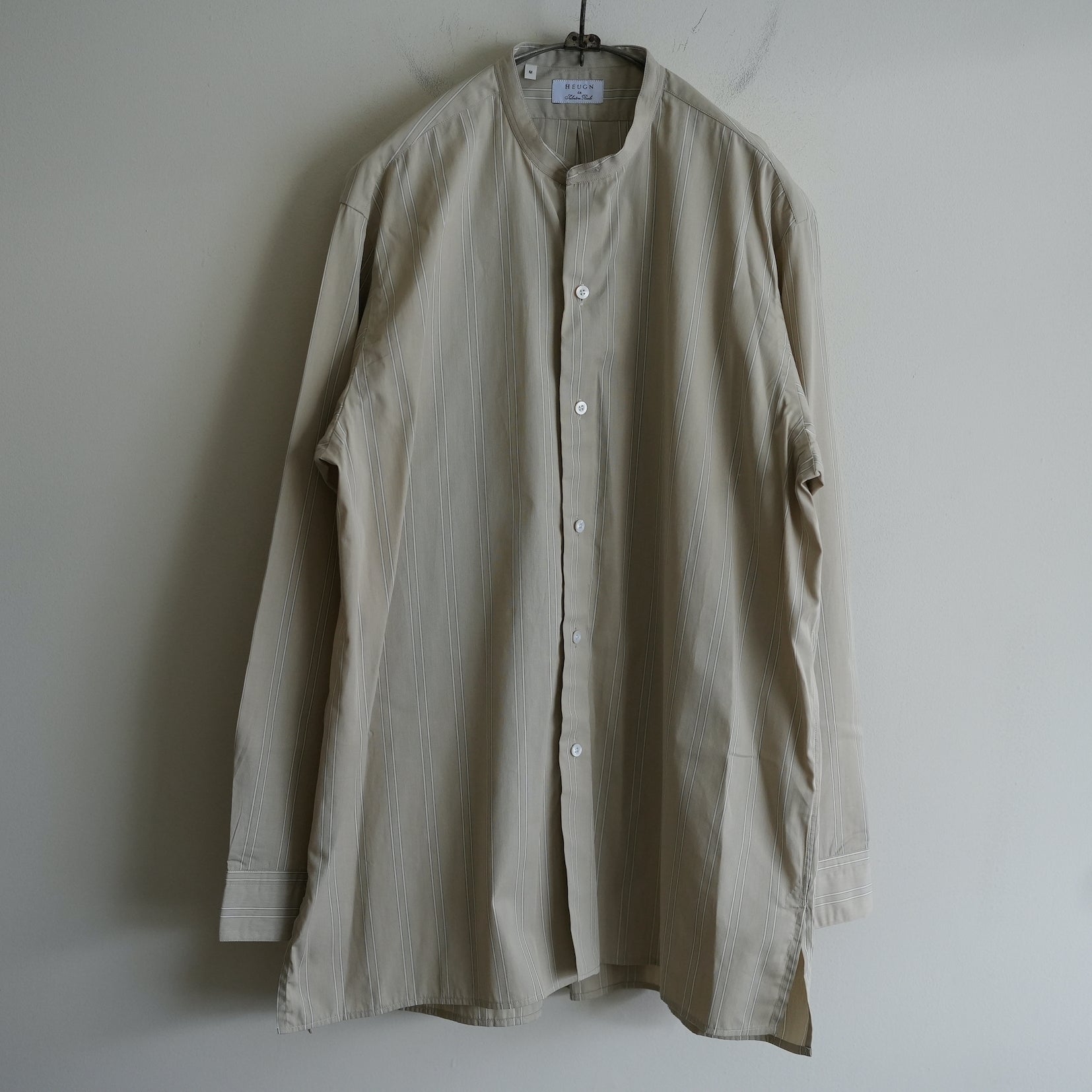 HEUGN×Salvatore Piccolo Band Collar Shirt 