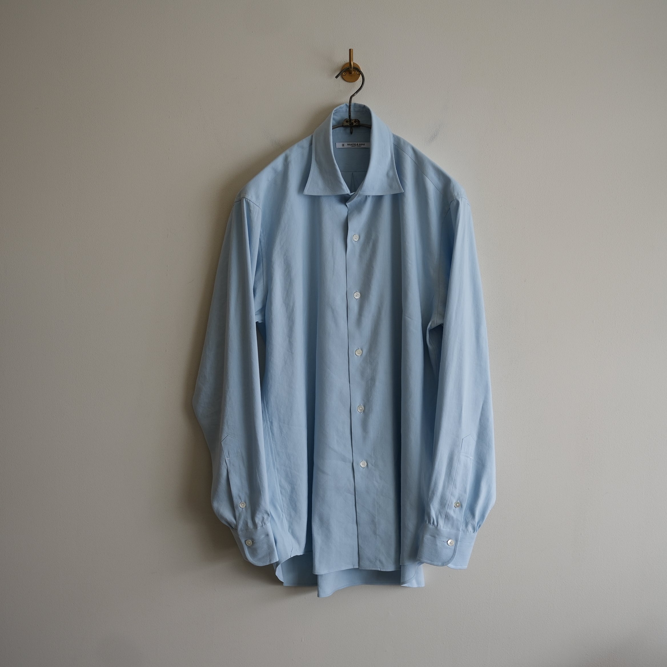 MAATEE&SONS 極HEMP SILK SEMI WIDE COLLAR SHIRT – RASSEMBLE