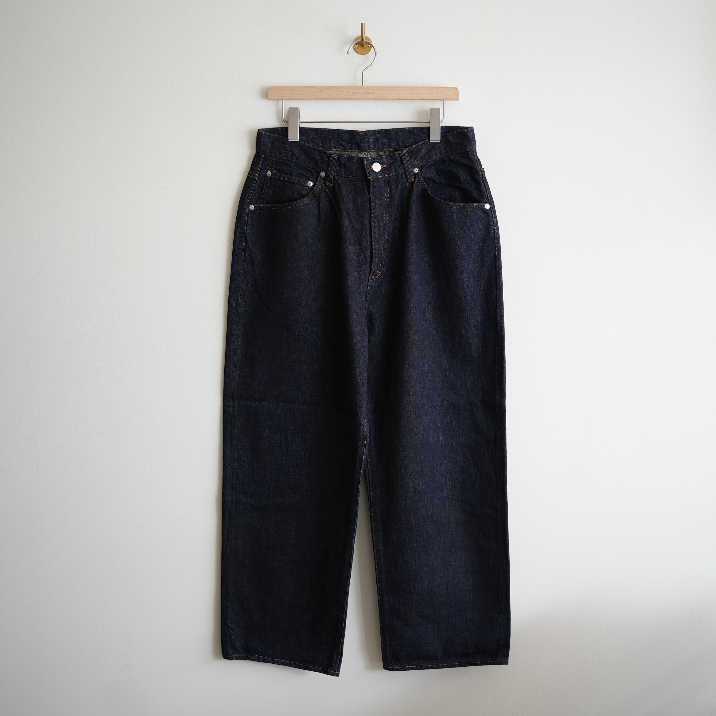 ANCELLM #02 SELVEDGE TAPERED 5P DENIM PANTS OW – RASSEMBLE