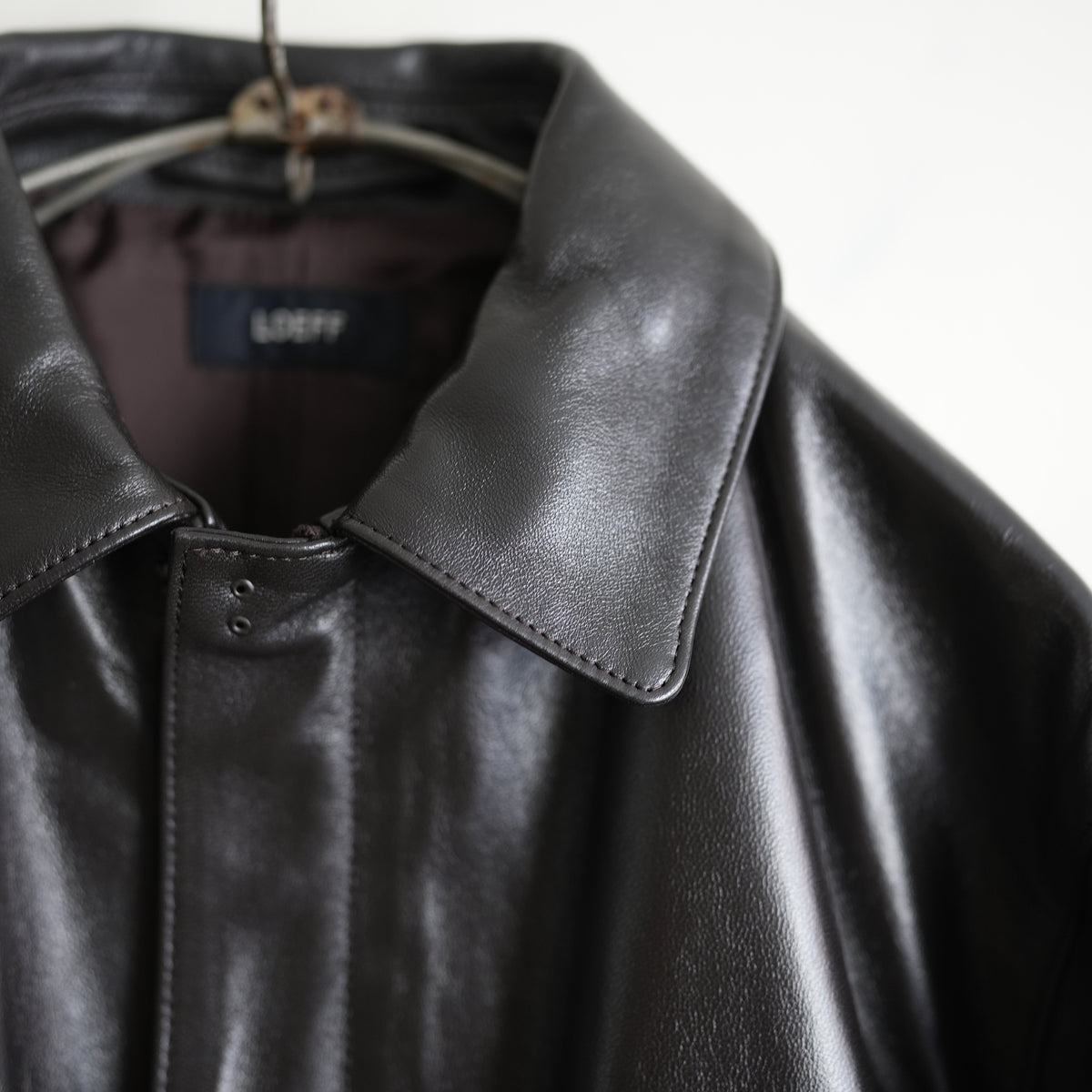 LOEFF LAMB LEATHER FLIGHT JACKET