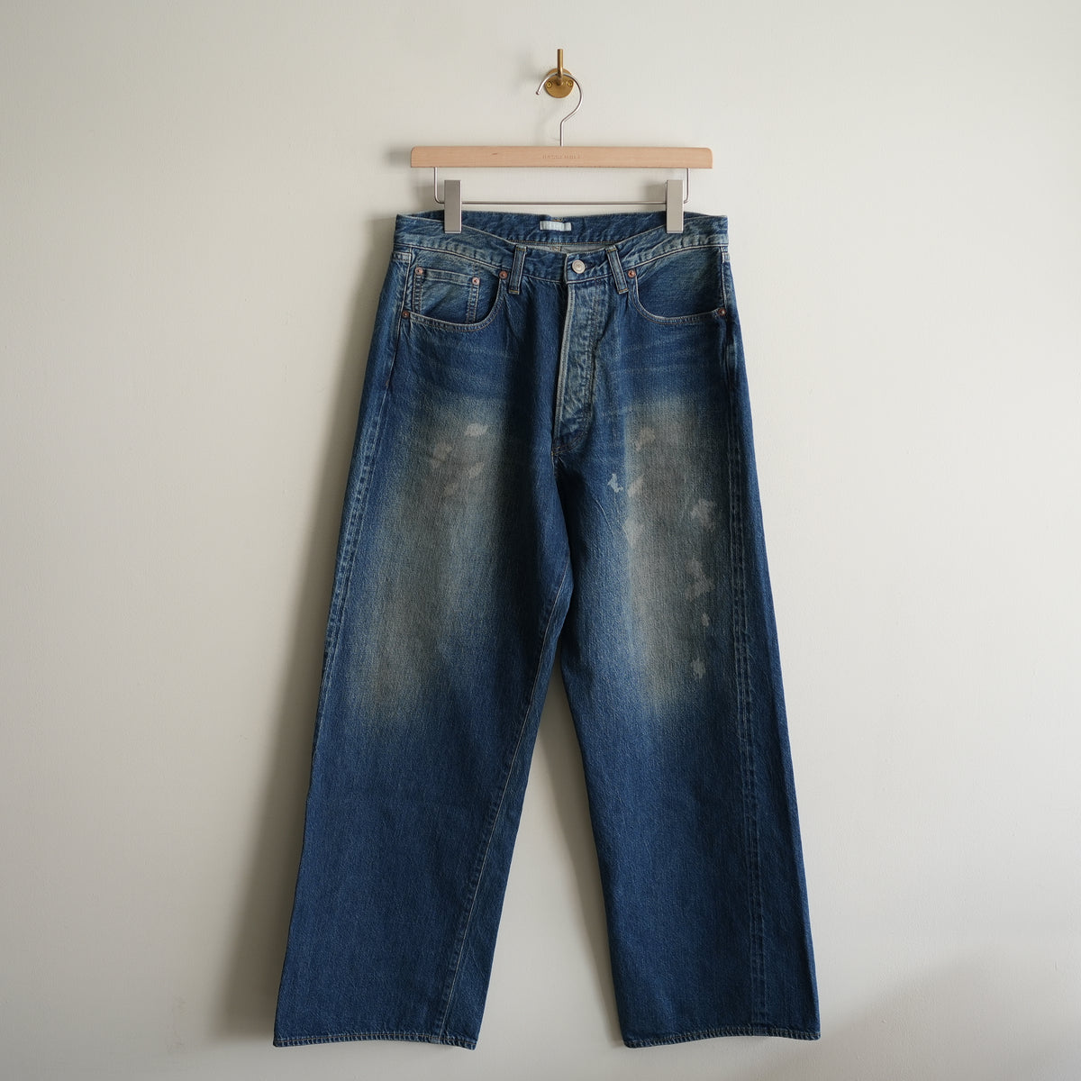 ULTERIOR AGING WASHED SELVEDGE DENIM 5P PANTS