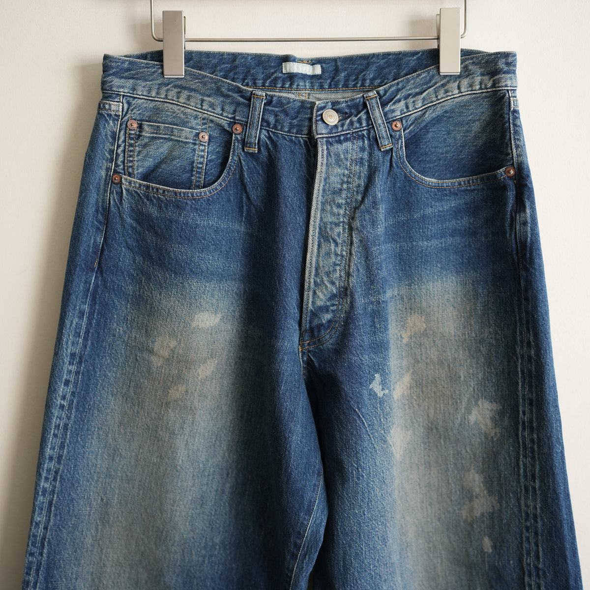 ULTERIOR AGING WASHED SELVEDGE DENIM 5P PANTS