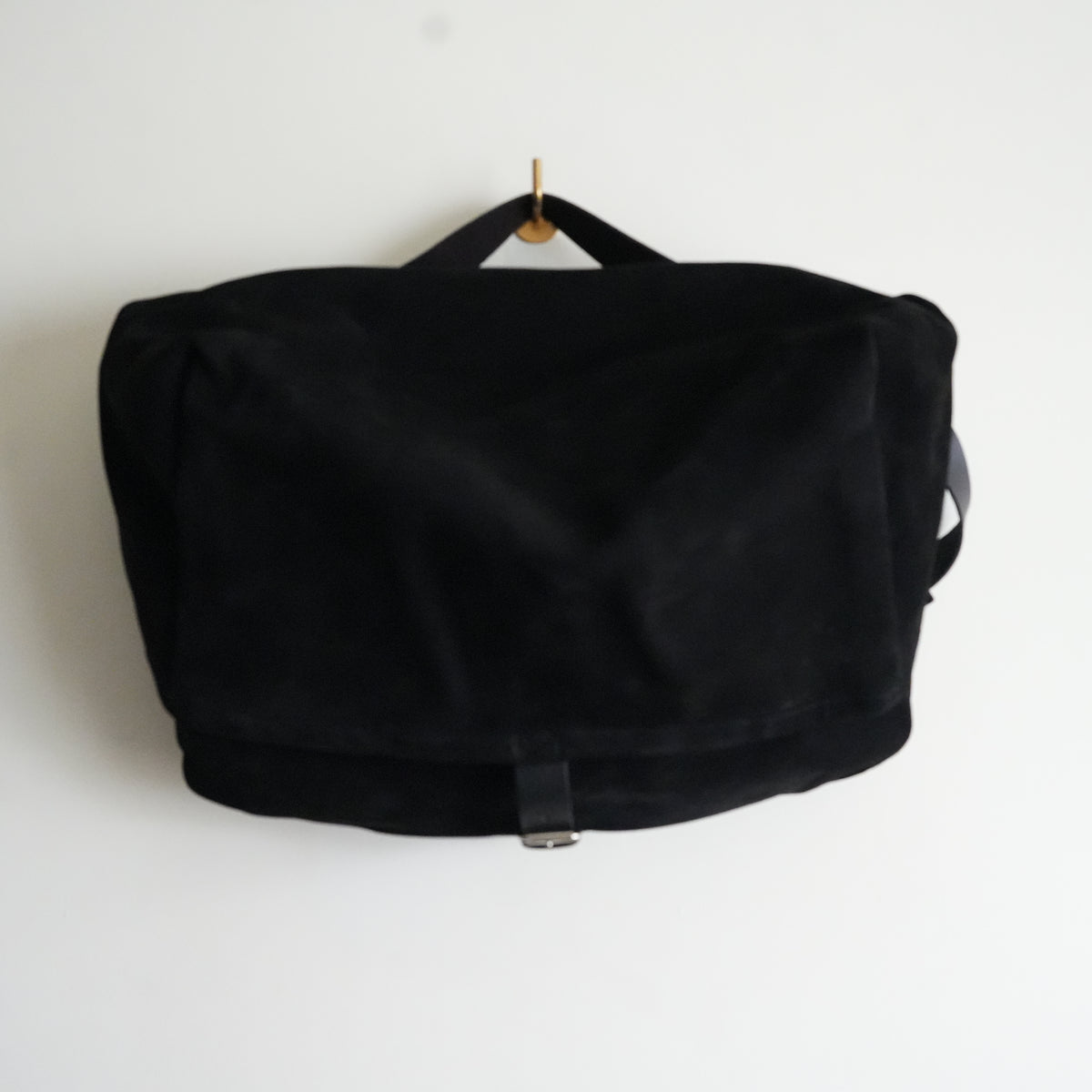 ANCELLM SUEDE SHOULDER BAG