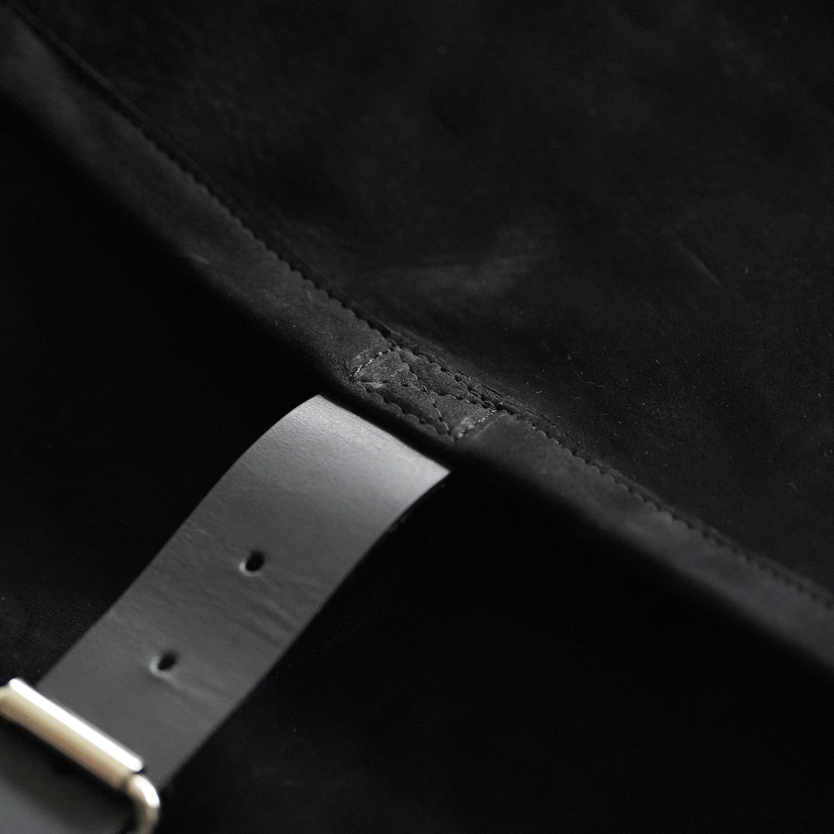 ANCELLM SUEDE SHOULDER BAG