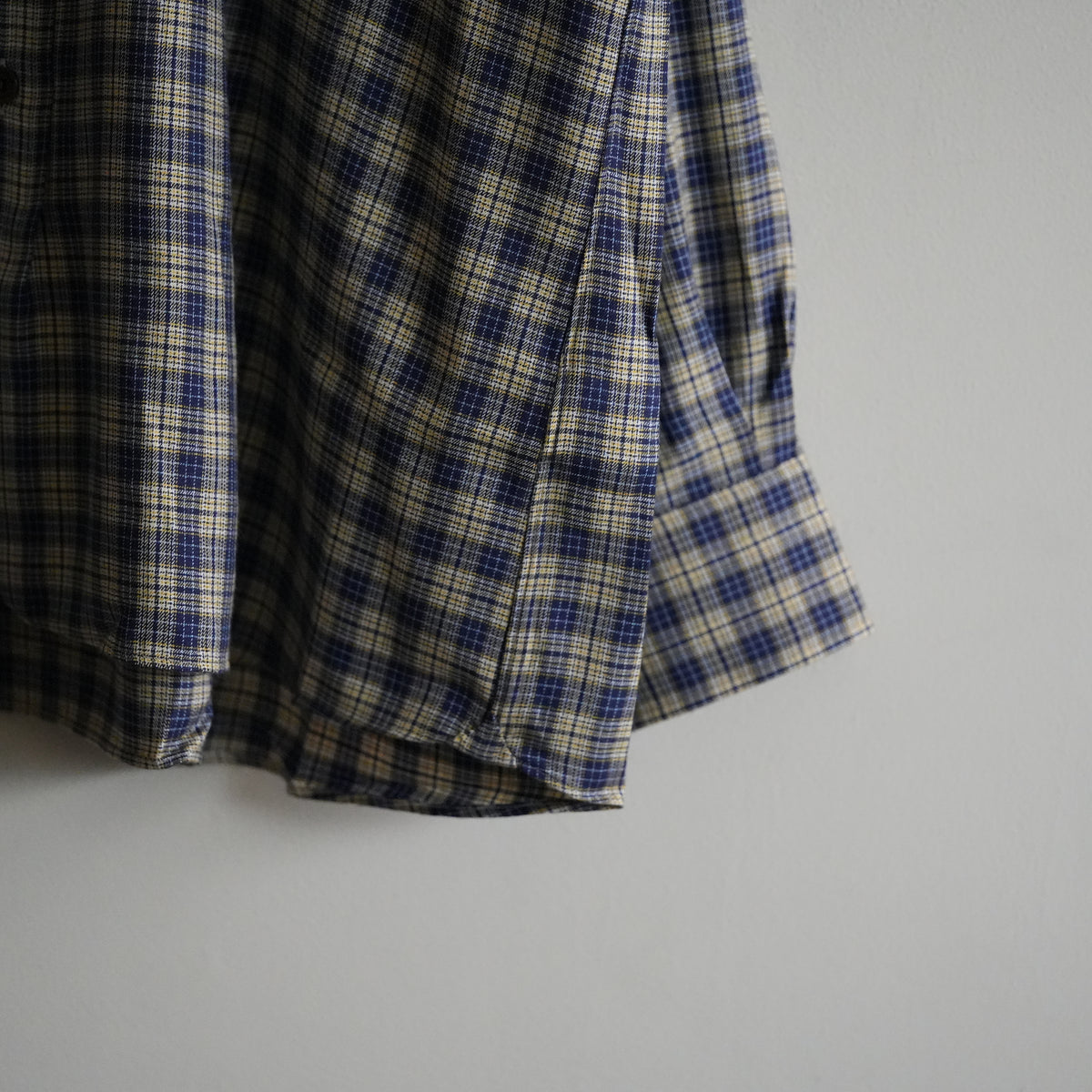 MAATEE&SONS RAYON SILK OVER SHIRT BLUE