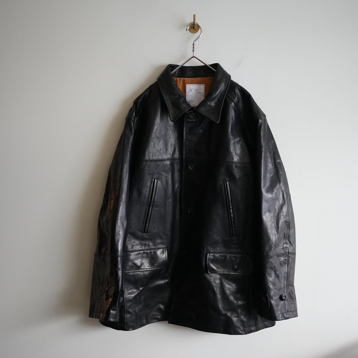ANCELLM H.L HALF COAT BLACK