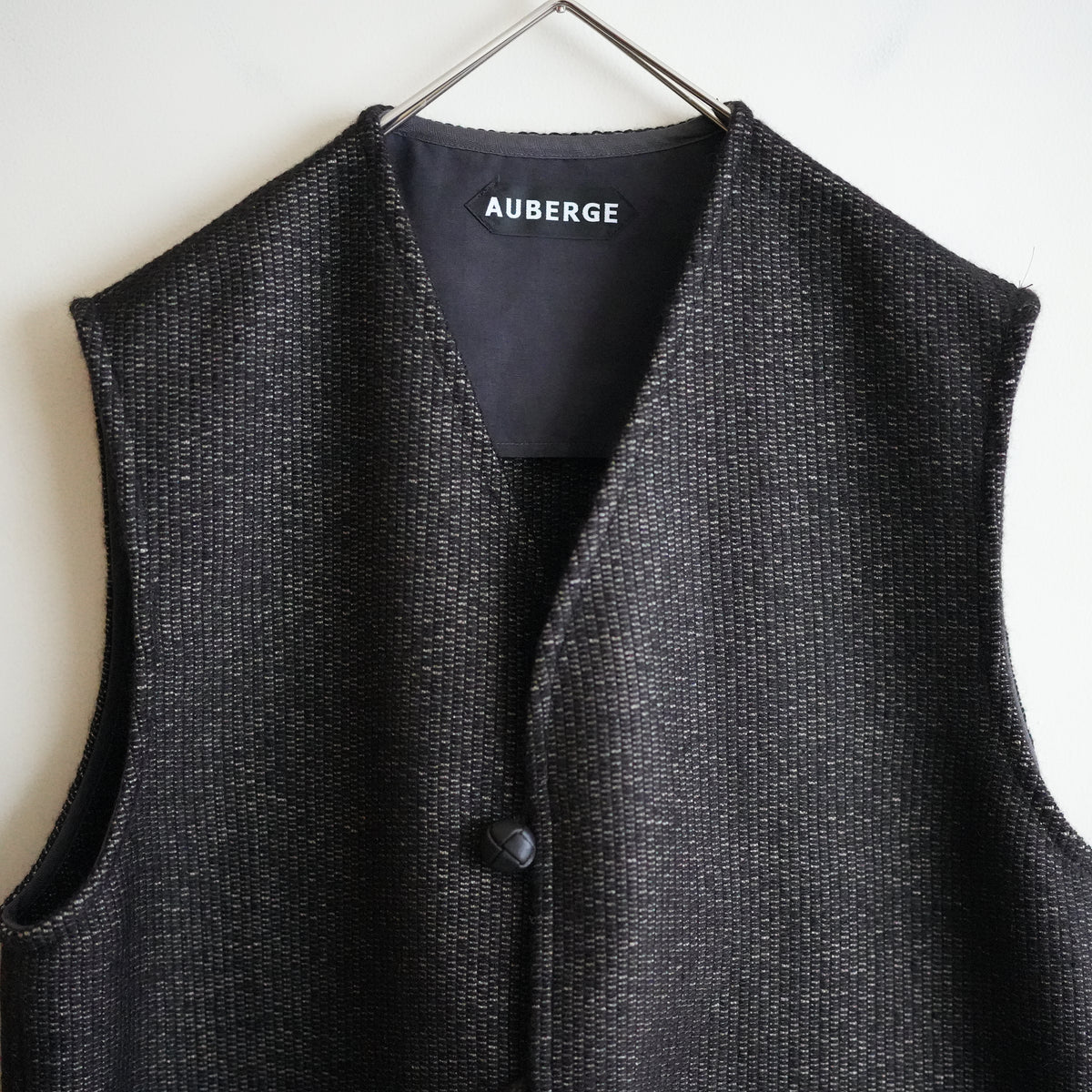 AUBERGE “ORTEGA” Alpaca Linen Chimayo Vest