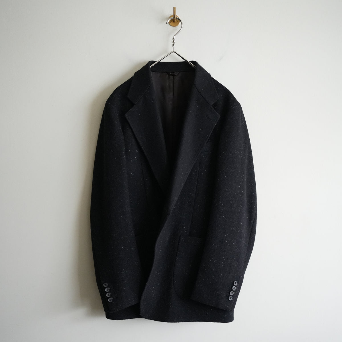 MAATEE&SONS WOOL NEPP CLOTH 折って折ってTAILORED JACKET