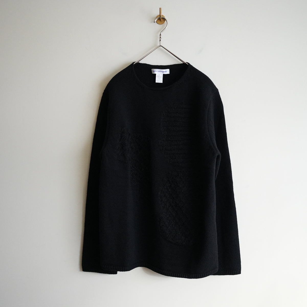 COMME des GARCONS SHIRT CREW NECK SWEATER