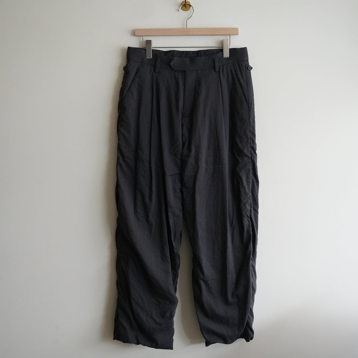 MAATEE&SON HA WOOL 無双 GATHER MILITARY SLACKS
