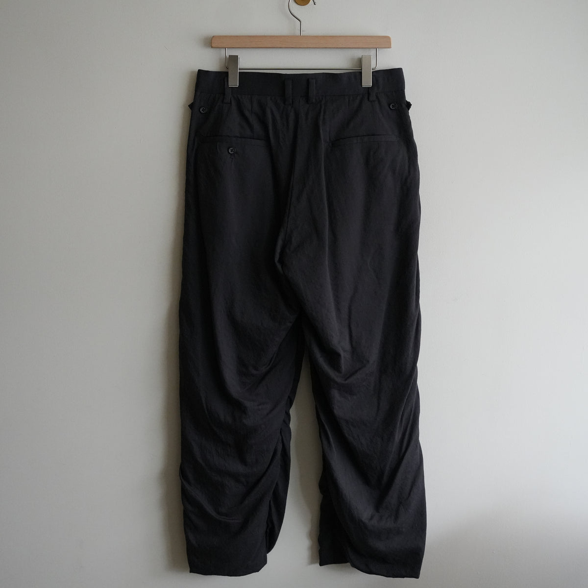 MAATEE&SON HA WOOL 無双 GATHER MILITARY SLACKS