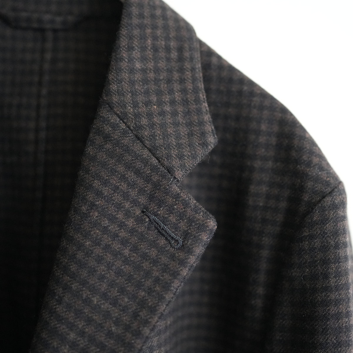 HEUGN 3B BROWN CHECK JACKET "Henri"