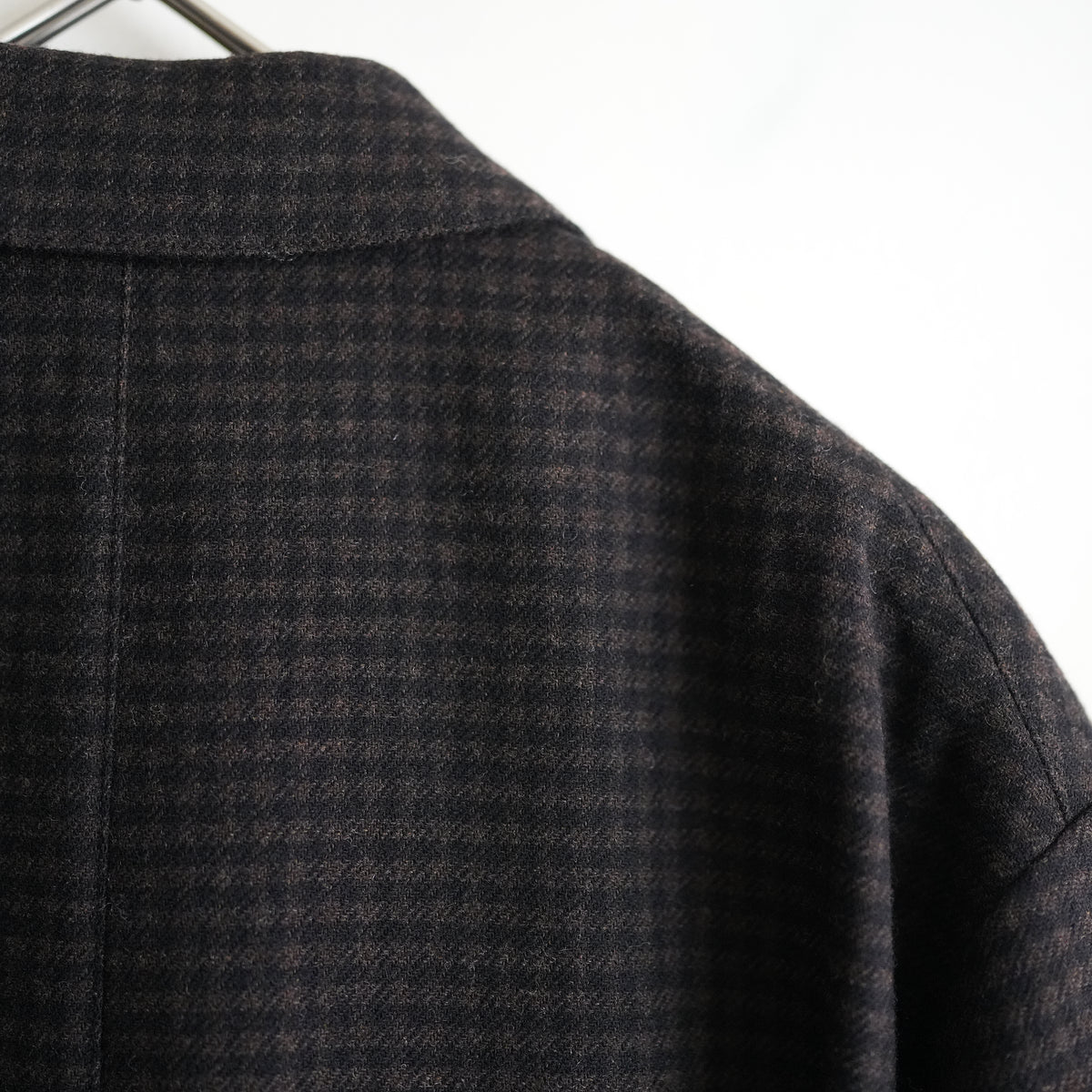 HEUGN 3B BROWN CHECK JACKET "Henri"