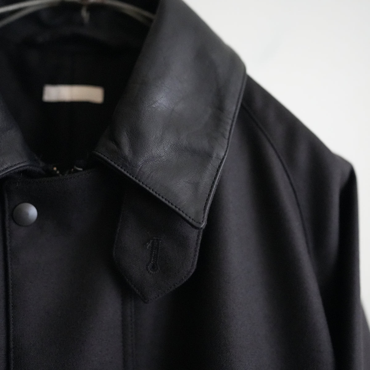 ULTERIOR SUPER FINE LIGHT MELTON RIDING COAT BROWN