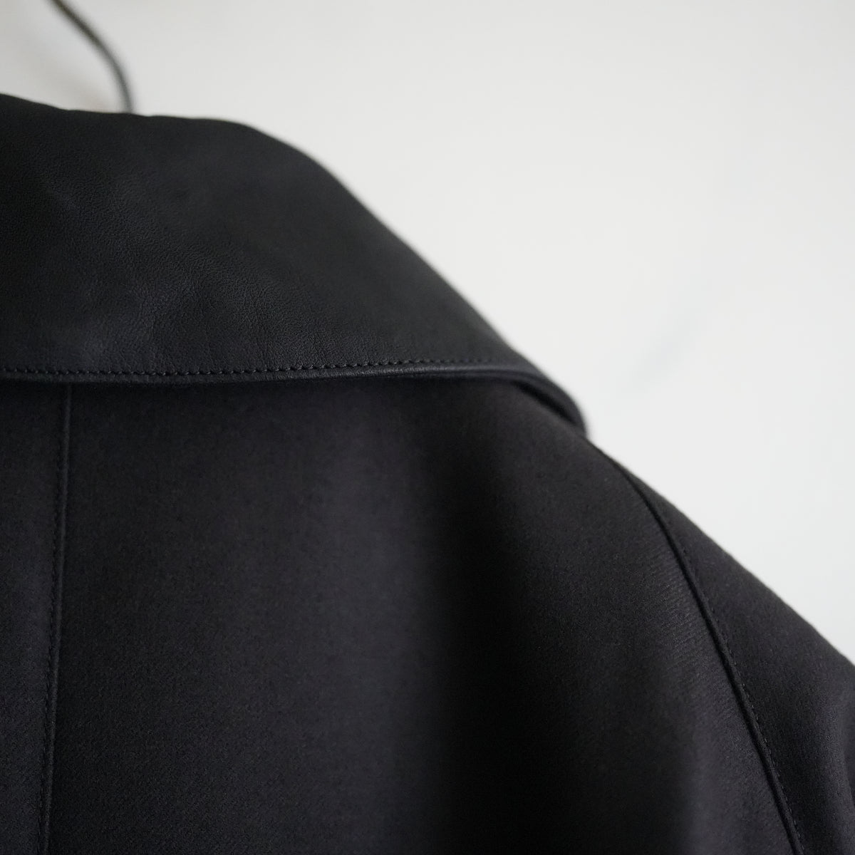ULTERIOR SUPER FINE LIGHT MELTON RIDING COAT BROWN