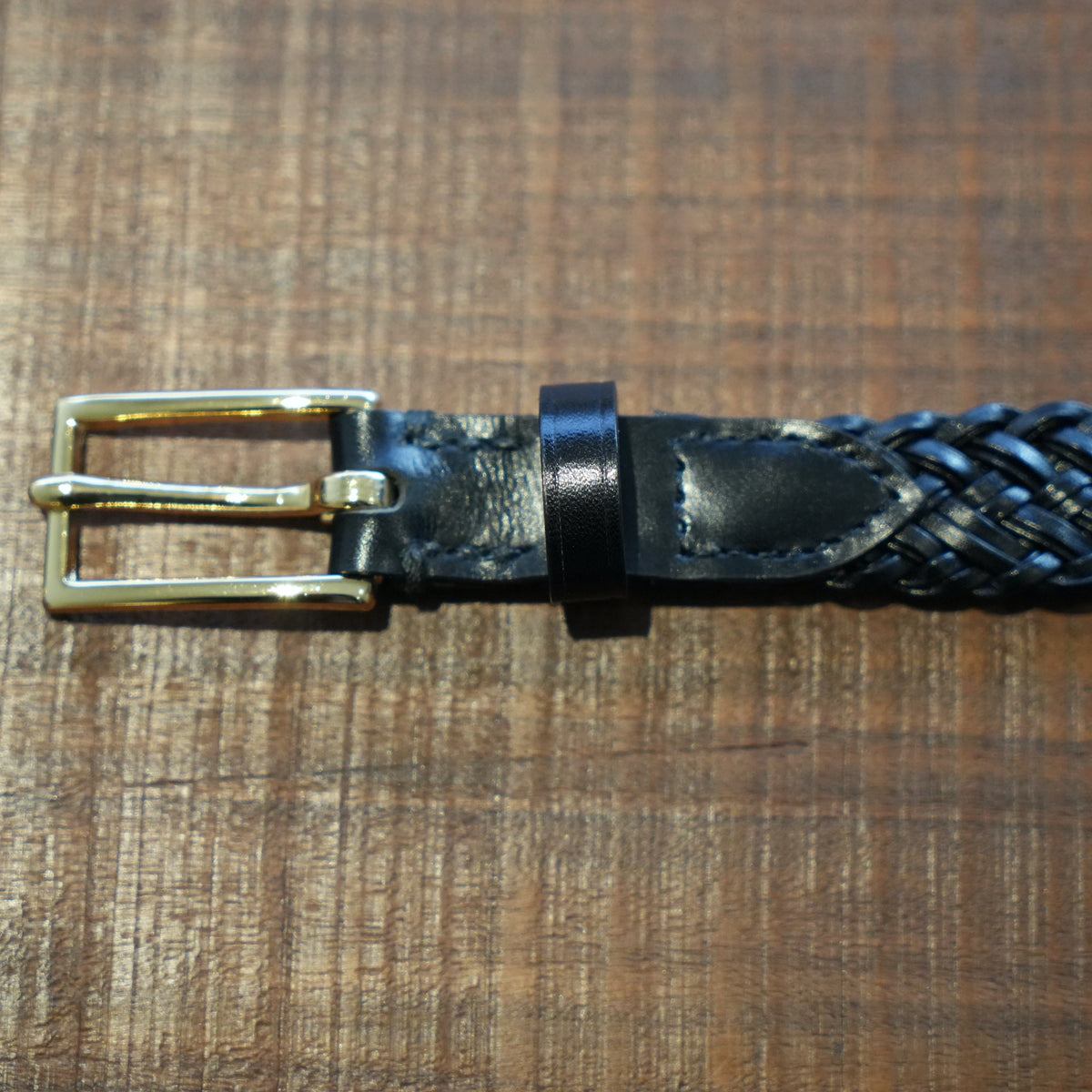 HEUGN LEATHER MESH BELT "Josh"