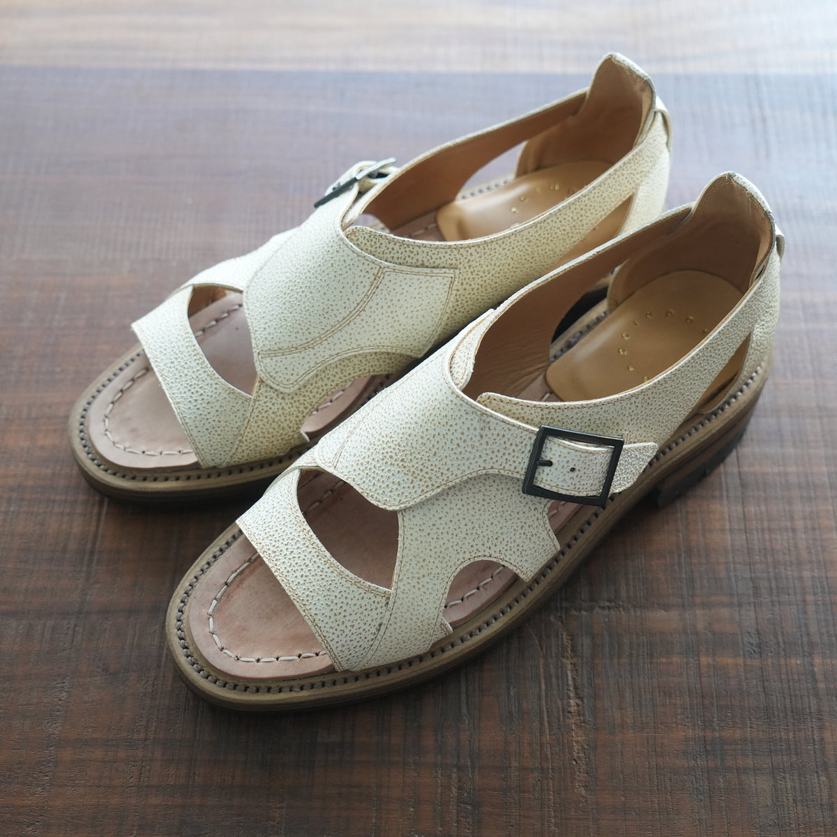 Post Production HUNT SANDALS WHITE