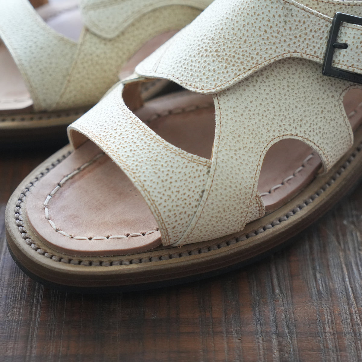 Post Production HUNT SANDALS WHITE