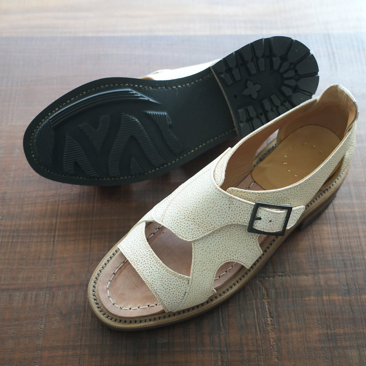 Post Production HUNT SANDALS WHITE