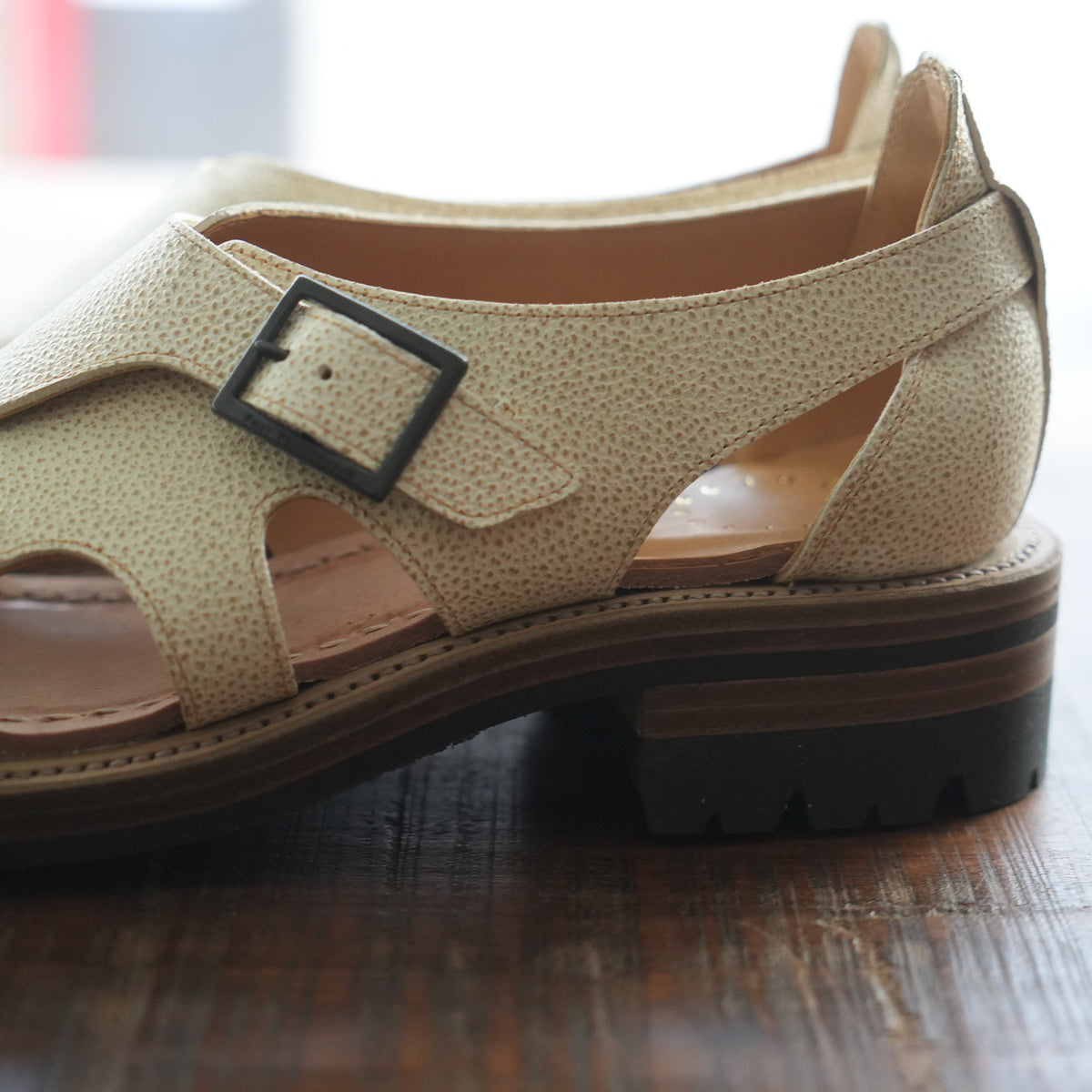 Post Production HUNT SANDALS WHITE