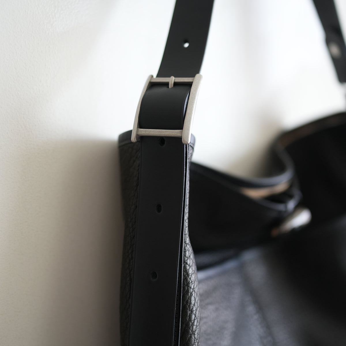 Post Production BUFFALO LEATHER 2 POCKET TOTE BAG