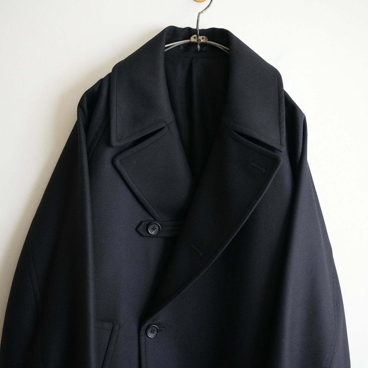 ULTERIOR EX. SUPER FINE LIGHT MELTON OVER COAT