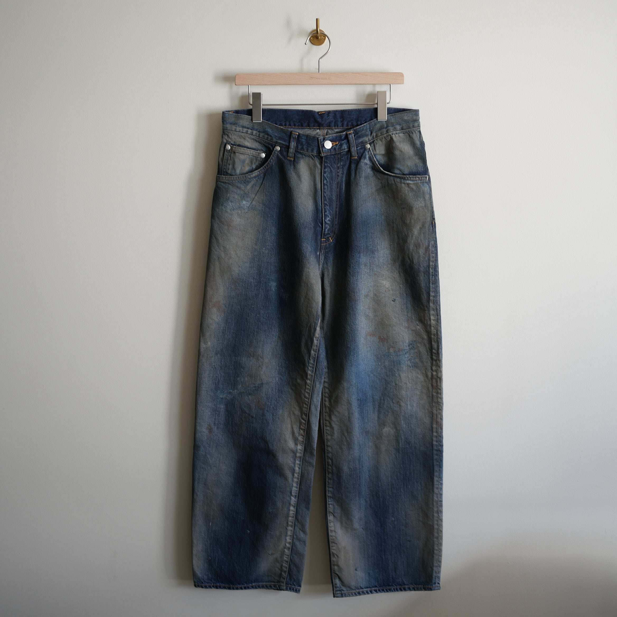 ANCELLM AIGING MIDDLE STRAIGHT 5P DENIM PANTS – RASSEMBLE