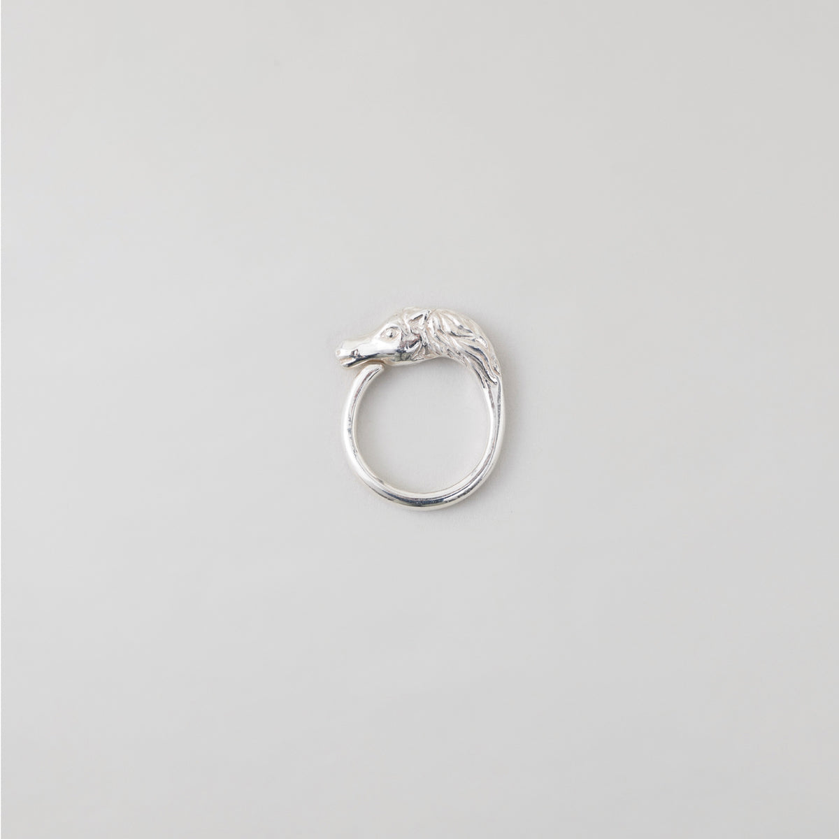 NICENESS NN HORSE SILVER RING "AMON"