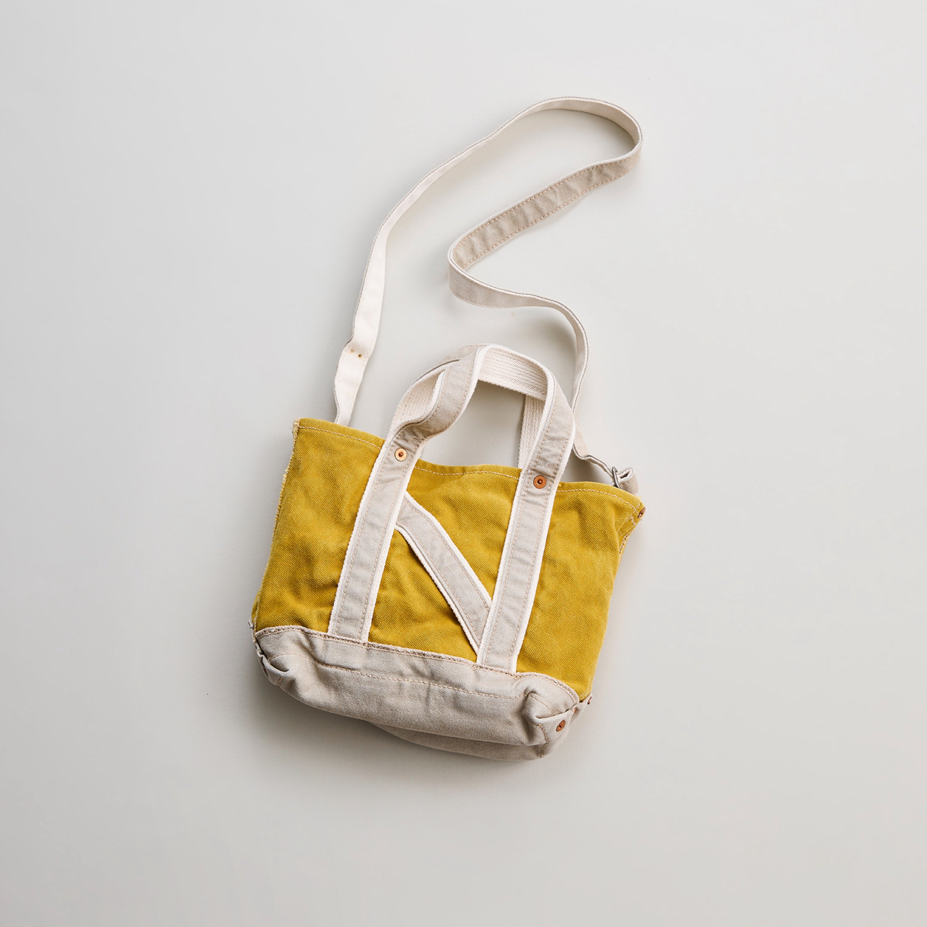 NICENESS CANVAS SHOULDER TOTE BAG MINI 