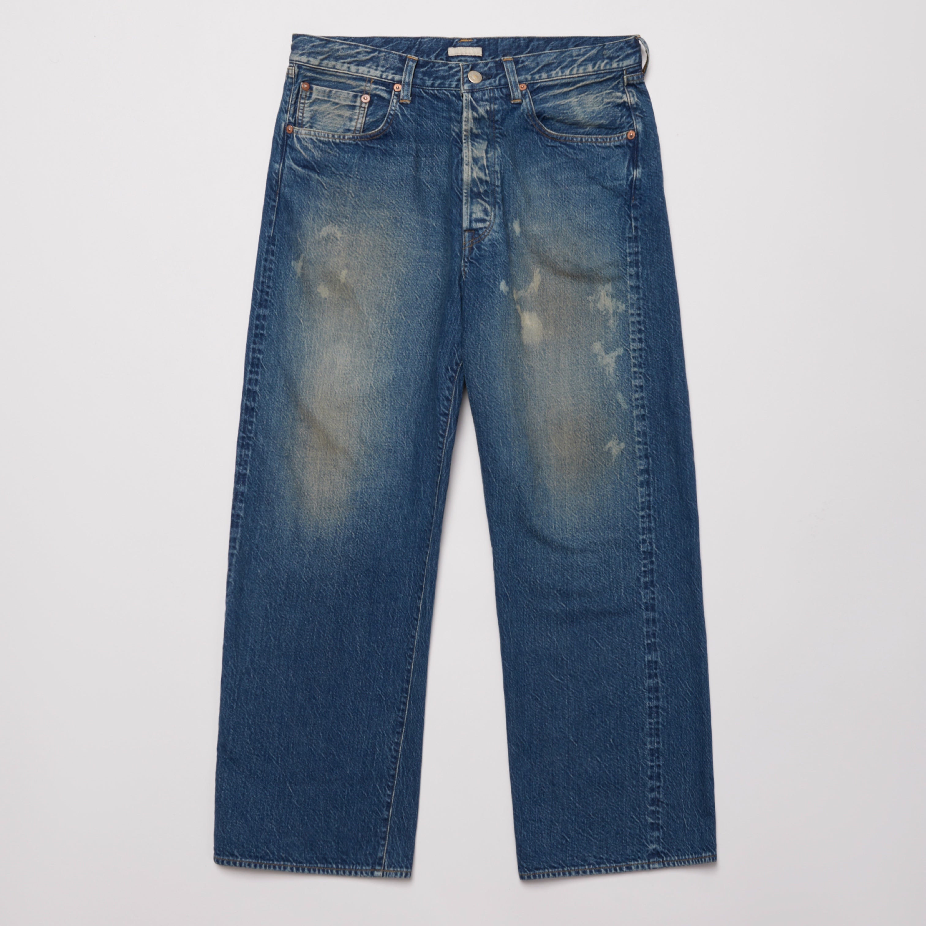 ULTERIOR AGING WASHED SELVEDGE DENIM 5P PANTS – RASSEMBLE
