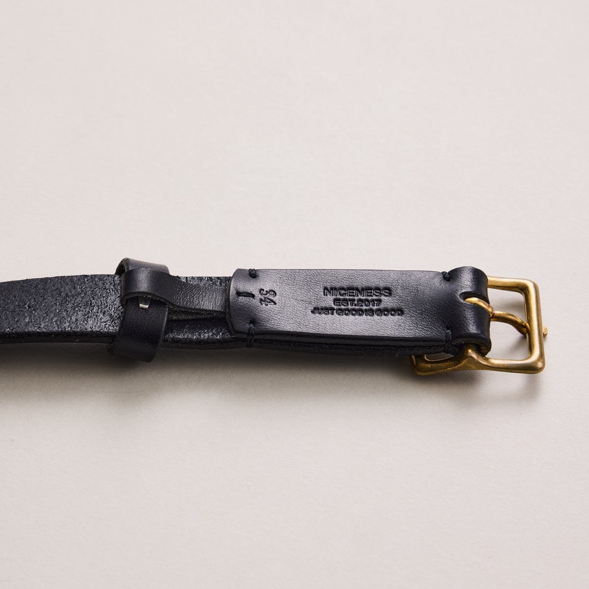 NICENESS VACCHETTA BULLHIDE BELT 25mm "TESSA"