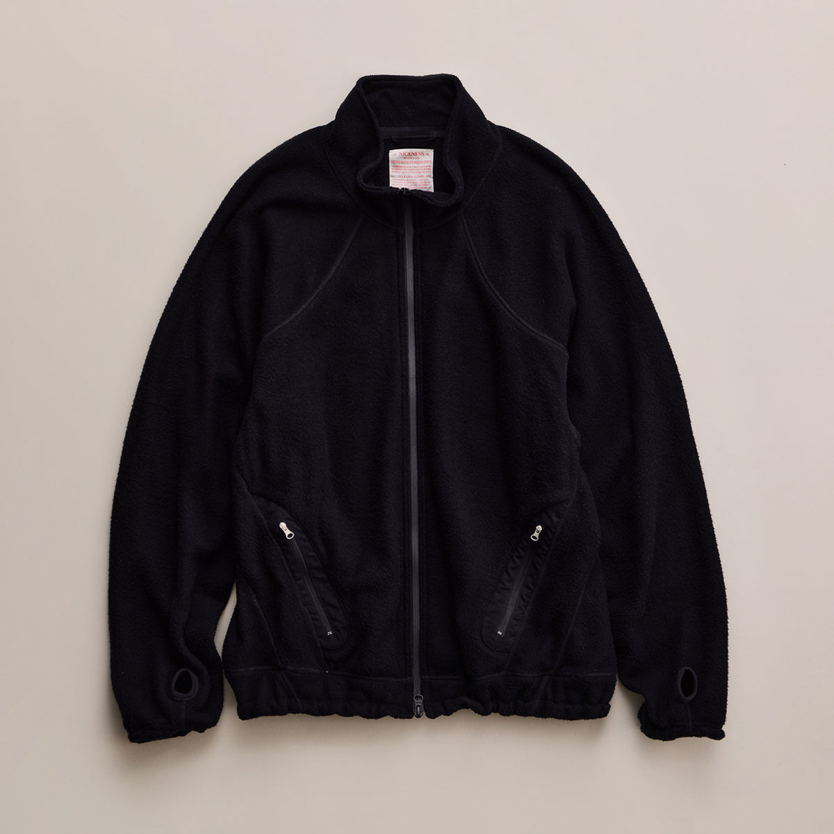 NICENESS SILK FLEECE FIELD JACKET "S.BAILEY"
