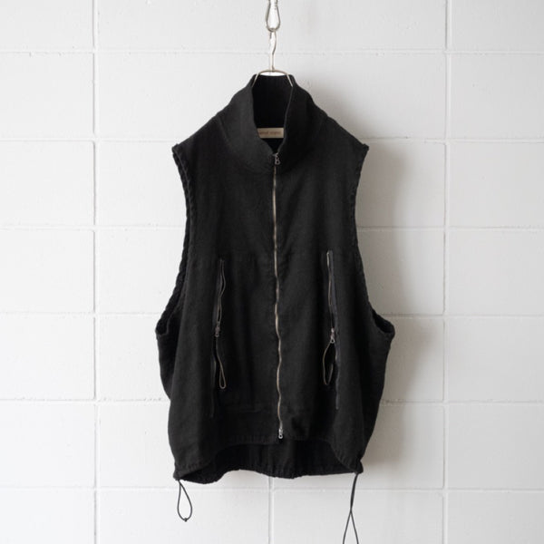 barbell object flower vest blk