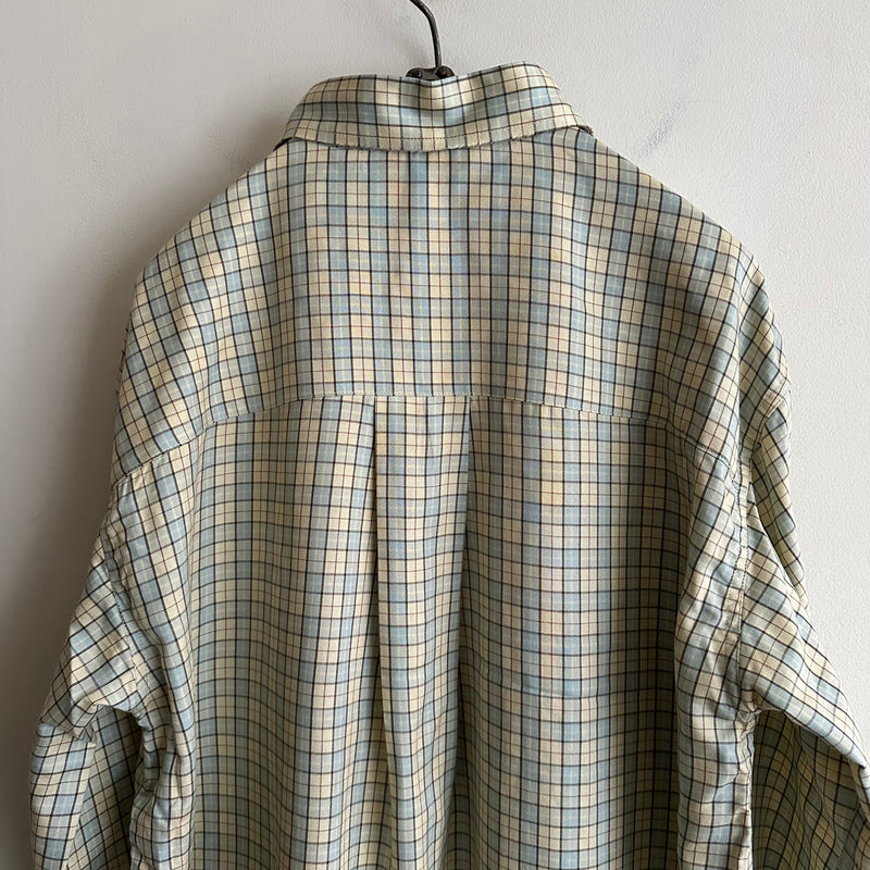 ANCELLM NEL CHECK OVER WORK SHIRT CREAM – RASSEMBLE