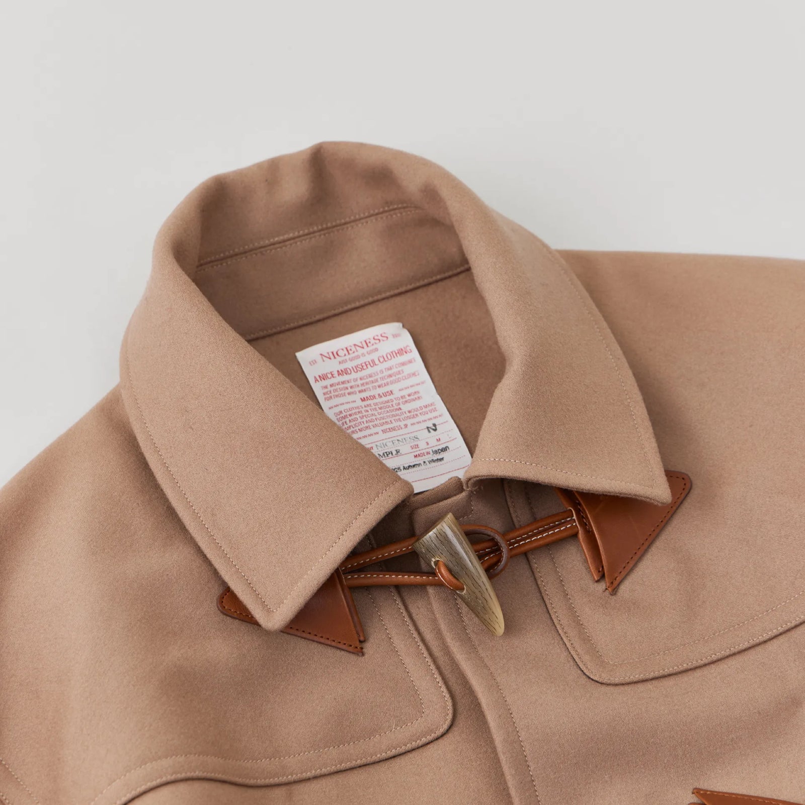 NICENESS MELTON DUFFLE COAT 
