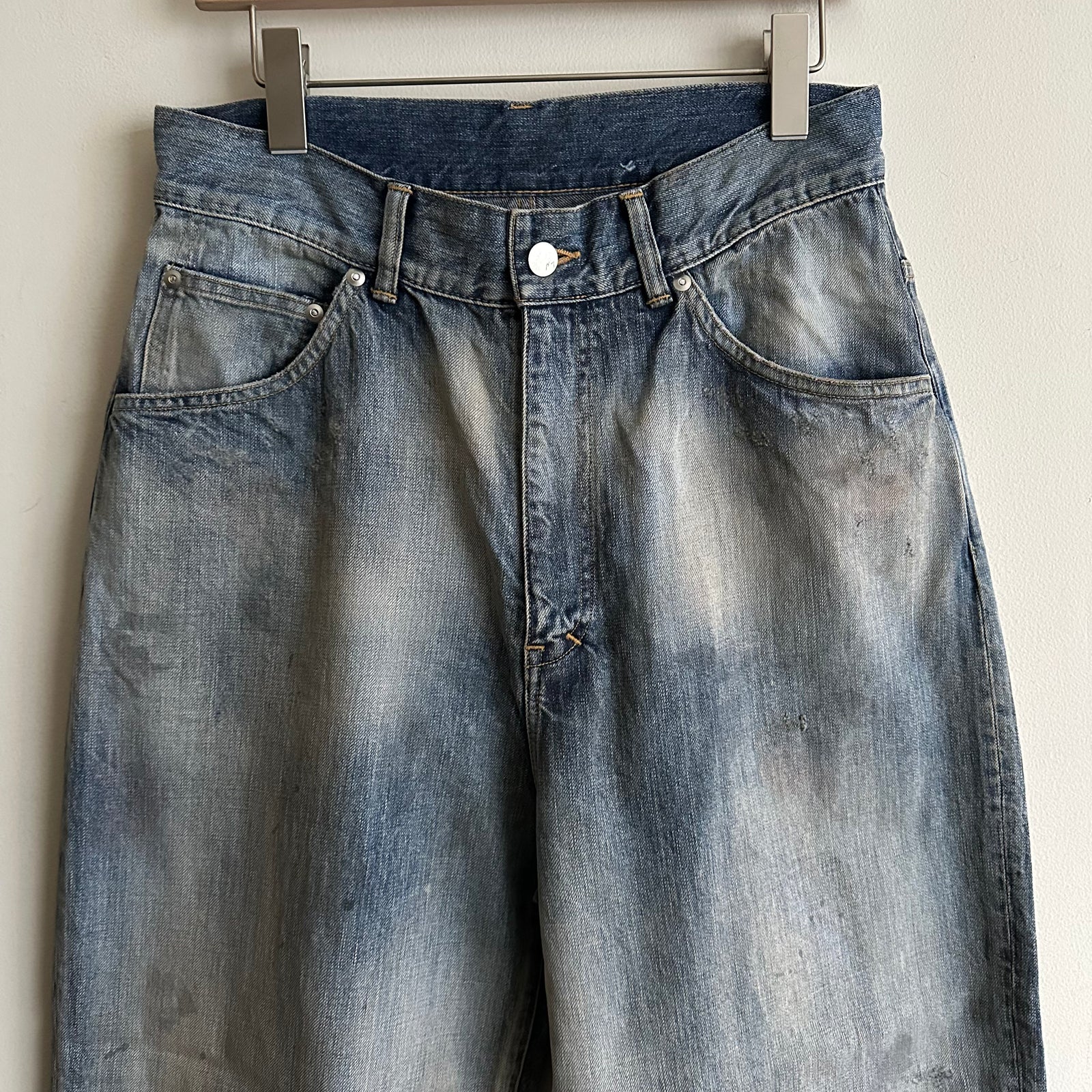 ANCELLM #01 MID TAPERED 5P DENIM PANTS INDIGO – RASSEMBLE ANCELLM #01 MID TAPERED 5P DENIM PANTS INDIGO – RASSEMBLE
