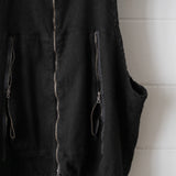 barbell object flower vest blk