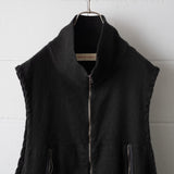 barbell object flower vest blk