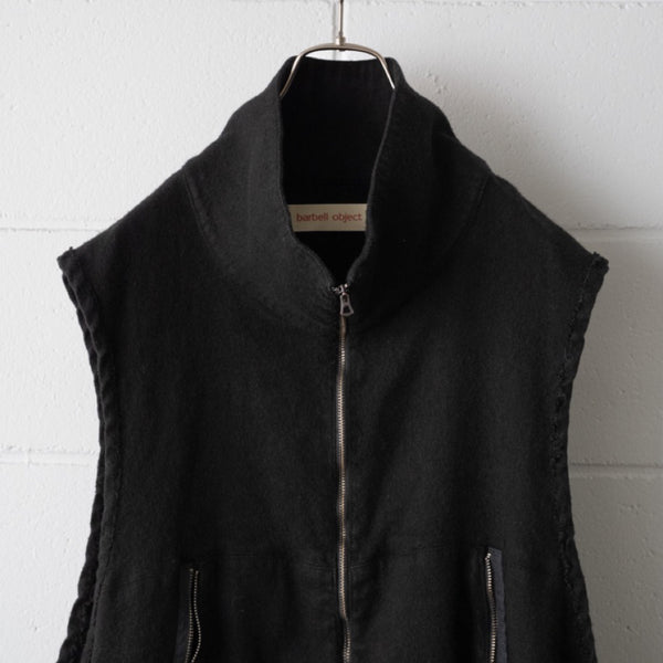 barbell object flower vest blk