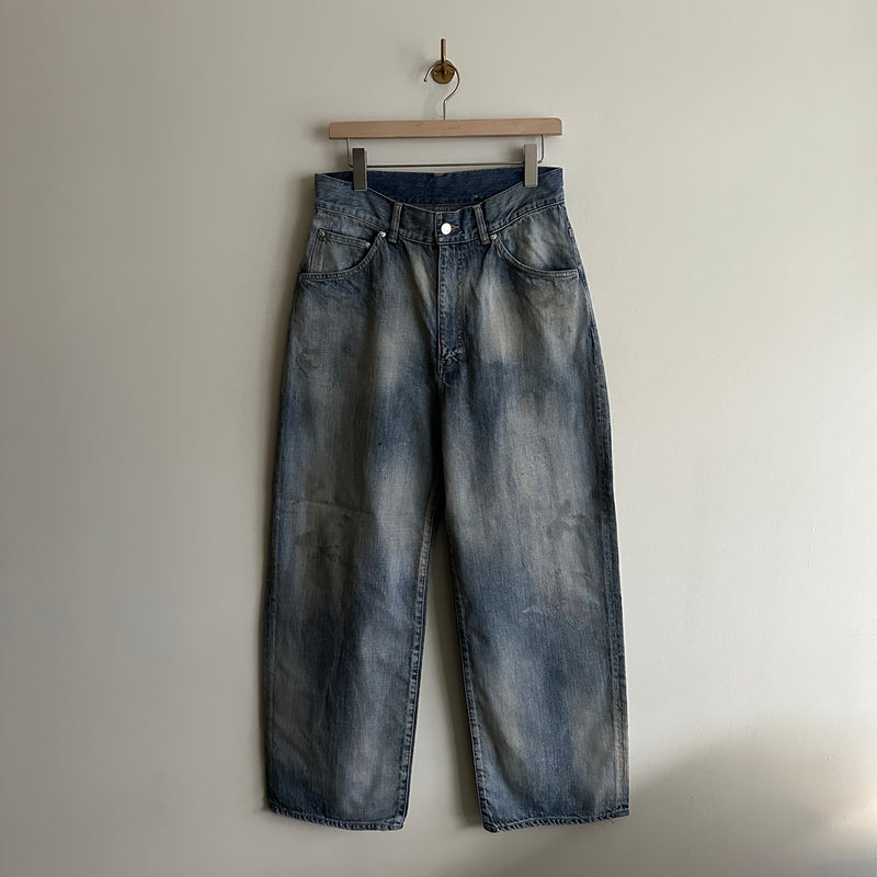 ANCELLM #01 MID TAPERED 5P DENIM PANTS INDIGO – RASSEMBLE ANCELLM #01 MID TAPERED 5P DENIM PANTS INDIGO – RASSEMBLE
