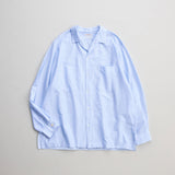NICENESS DEAD STOCK LIGHT BLUE PATERN DRESS SHIRT "ROMEO"