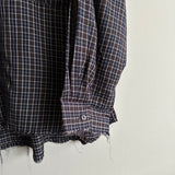 ANCELLM NEL CHECK OVER WORK SHIRT NAVY