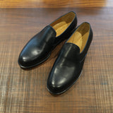 NICENESS EX. NN LEATHER SLIP ON SHOES "VAN"