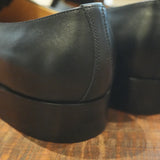 NICENESS EX. NN LEATHER SLIP ON SHOES "VAN"