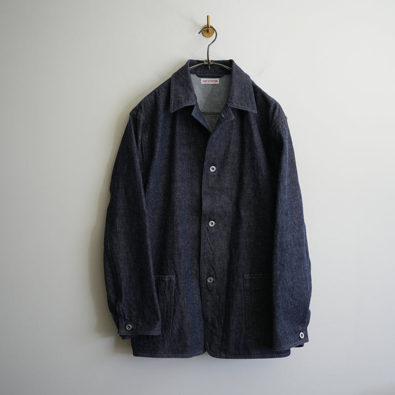 NICENESS RAW DENIM COVERALL 