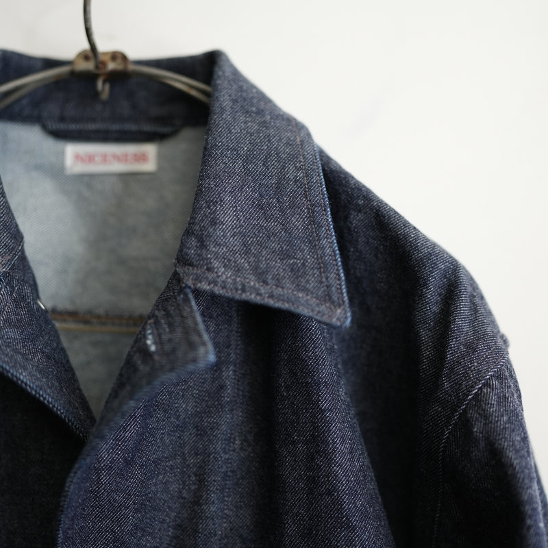 NICENESS RAW DENIM COVERALL 