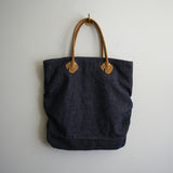 NICENESS RAW DENIM NN SHIRRING BAG "T.APHEX"