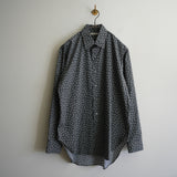 HEUGN PRINT ONE PIECE COLLAR SHIRT "Alan"